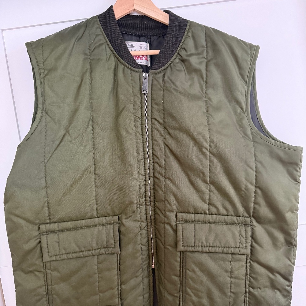 Vintage WALLS Blizzard Pruf men's XL Green Vest